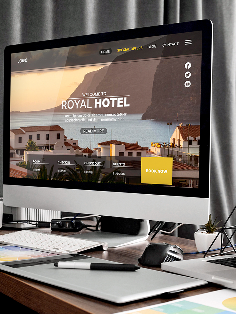 Diseño de páginas webs para hostelería